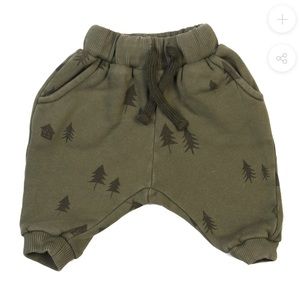 KidWild Vintage Woodland Joggers Olive 18-24 M